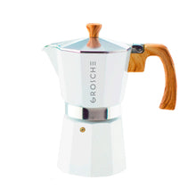 Cargar imagen en el visor de la galería, Cafetera Milano Blanca para 6 tazas