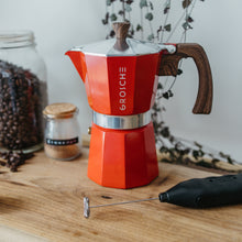Cargar imagen en el visor de la galería, Cafetera Milano Roja para 6 tazas