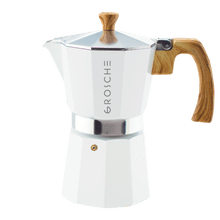 Cargar imagen en el visor de la galería, Cafetera Milano Blanca para 6 tazas