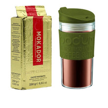 Cargar imagen en el visor de la galería, KIT Café Mokador Oro Ground + Mug de viaje 0.35 lts
